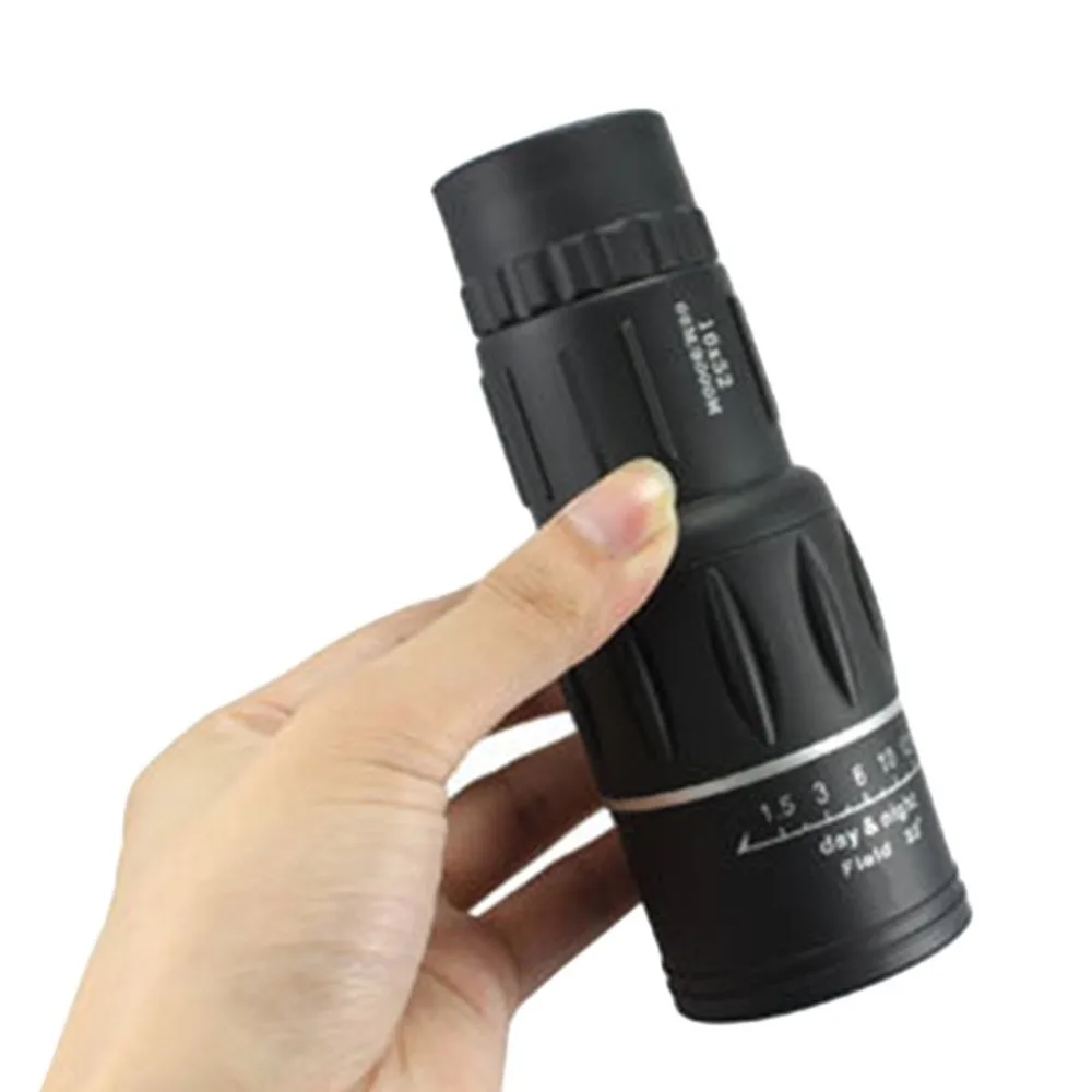 Dual Focus Spring Clip 16X52 Hunting Monocular Zoom Travel High Power Magnification Quality Binoculars With Holder | Инструменты