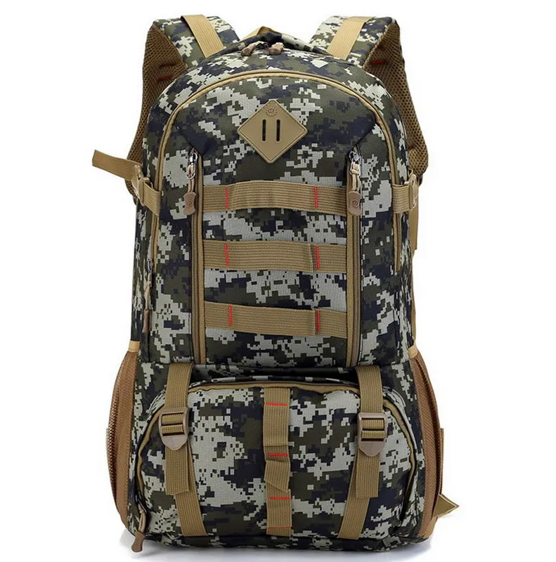 JUNGLE JACALINTERO водонепроницаемый 50L мужской s мужской рюкзак, сверхмощный рюкзак, камуфляжные рюкзаки, дорожные сумки, ранец - Цвет: JUNGLE