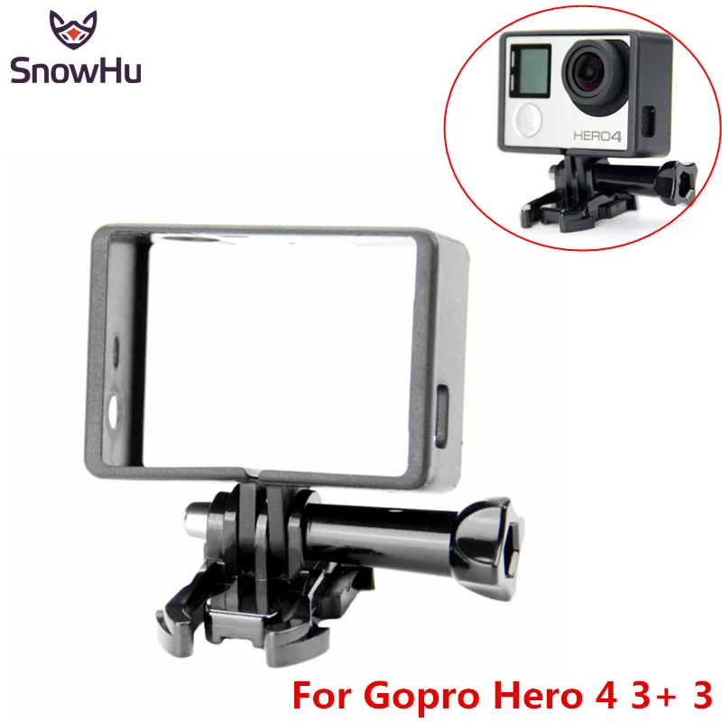 Аксессуары SnowHu для Gopro набор hero 4 3 + Водонепроницаемый защитный чехол крепление на