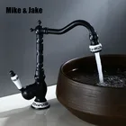 Латунный кран для ванной комнаты, черный смеситель для раковины, винтажный кран для кухонной раковины, латунный кран torneira, смеситель для раковины, кран для воды MJ8881