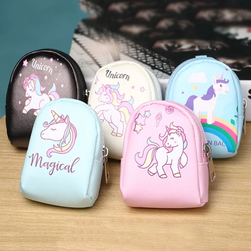 Кошелек с монеткой My Little Pony милый рисунок единорога кошелек с картинками для женщин девочек Студенческая удобная кожаная сумка для хранения pu