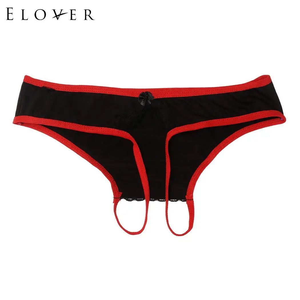 Black Elover эротическое нижнее бельё для девочек для женщин сексуальное женское белье Lenceria Sexo видимое искушение низкая талия Леди Эротическое Нижнее Белье Порно - Цвет: Black