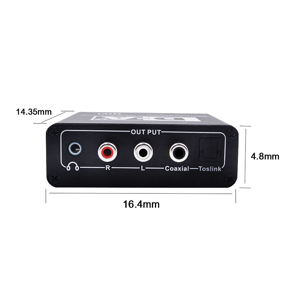 AOEYOO преобразователь RCA SPDIF Toslink коаксиальный вход 3 5 мм выход цифровой в