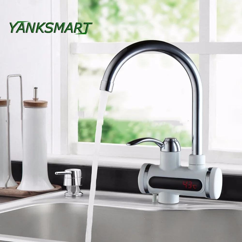 Электрический водонагреватель YANKSMART RU мгновенный нагреватель горячей воды