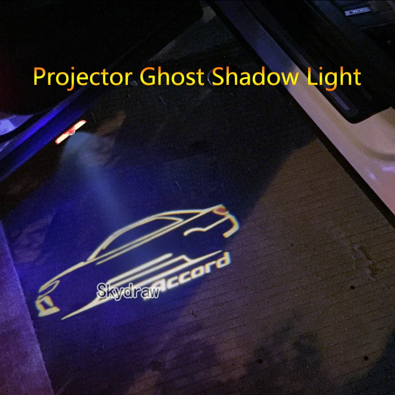 1 Pair For HONDA ACCORD (2004-2021) Car LED Door Warning Light Projector Ghost Shadow Welcome | Автомобили и мотоциклы