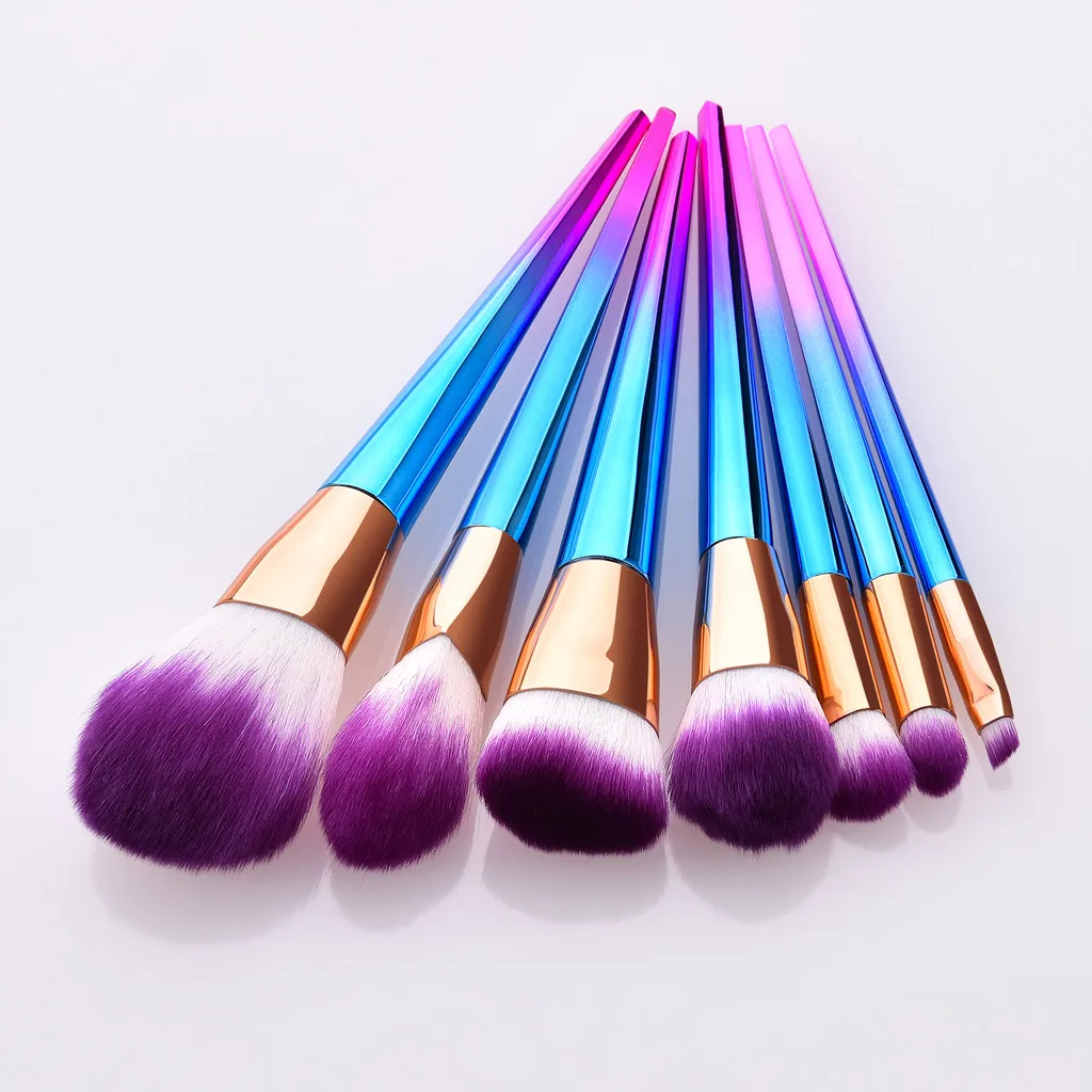 GUJHUI Brand Makeup Brushes Daily Foundation Cosmetic Eyebrow Eyeshadow Tools Brush Sets 7PCS Convenience | Красота и здоровье