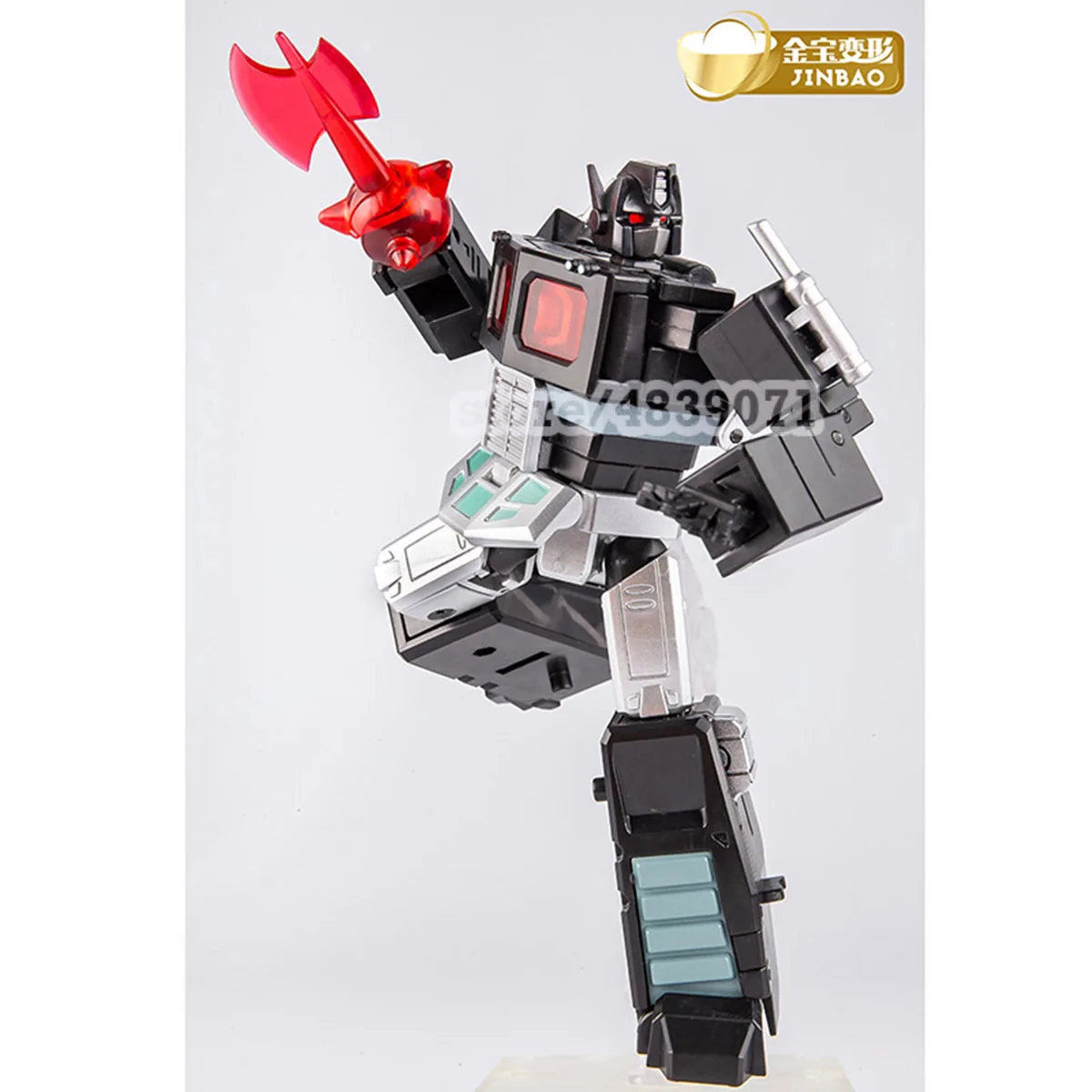 Jinbao Робот мини черный Nemesis Prime OP Commander MPP10 трансформация с трейлером ролик Летающий рюкзак фигурка игрушки