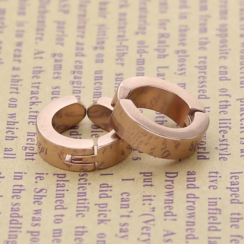 Women Men Stainless Steel Hoop Non Pierced Clip Fake Earrings Anti-allergy Jewelry | Украшения и аксессуары