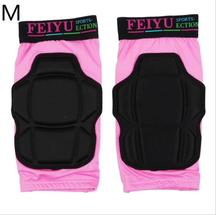 Pink Knee M Pro Высокое качество взрослый скейтборд хип защитный коврик катание на лыжах бедра протектор колодки Короткие Спорт на открытом воздухе защитное снаряжение - Цвет: Pink Knee M