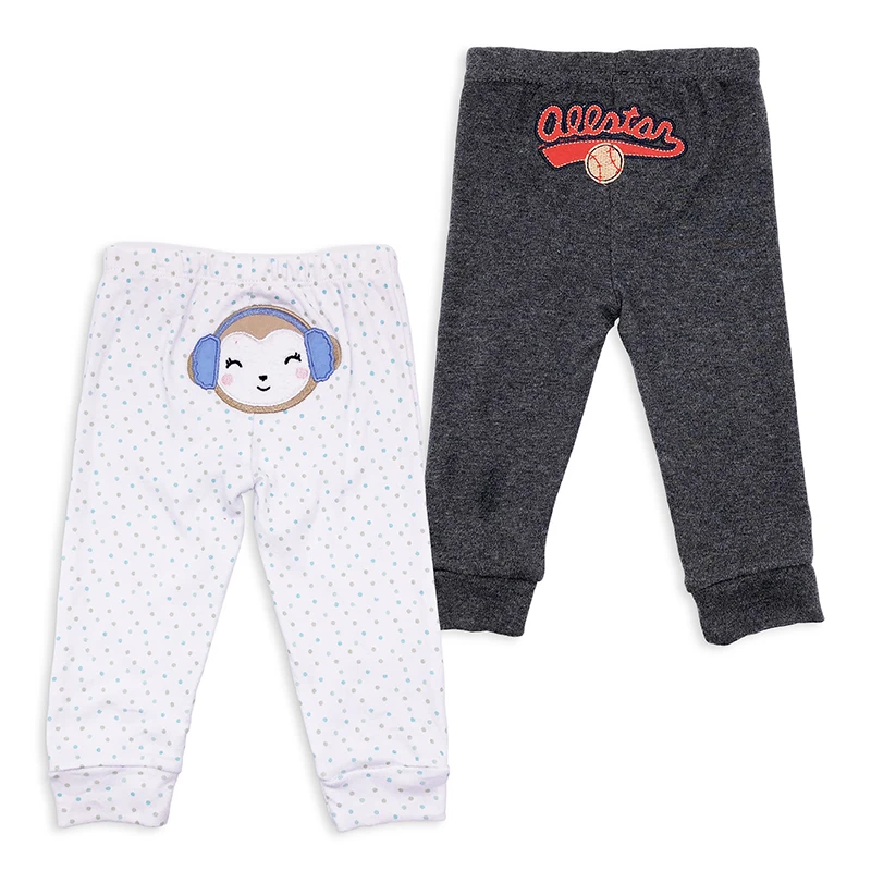 Случайная 1 шт. для новорожденных брюки хлопок маленьких мальчиков и девочек