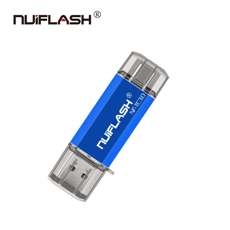 blue Флеш-накопитель USB 128 ГБ, usb3.0, 64 ГБ, 32 ГБ, 16 ГБ, TYPEC, флеш-накопитель, быстрая скорость, usb флешка, флеш-накопитель, реальная емкость, флешка - Цвет: blue