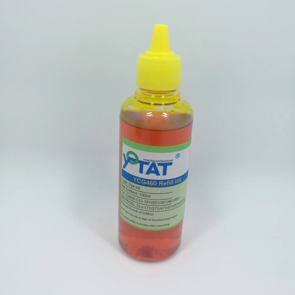 YOTAT 100 мл краситель чернила для Canon PGI-450 PGI-550 PGI-650 PGI-470 PGI-570 PGI-670 CLI-451 CLI-551 CLI-651 CLI-471 CLI-571