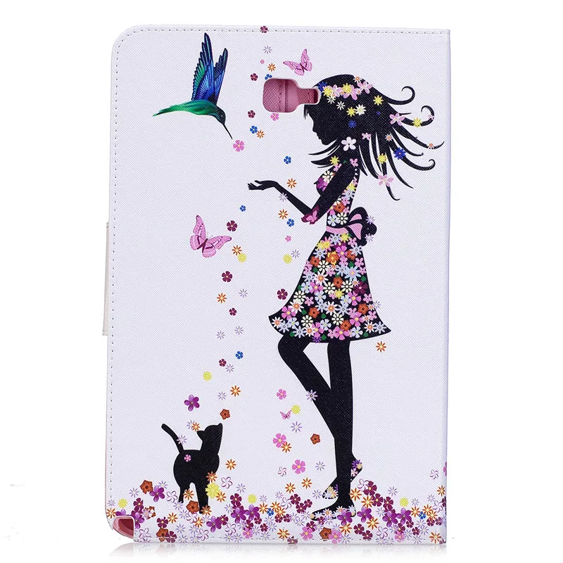 Кожаный чехол Wekays для samsung Tab A6 с мультяшным котом для samsung Galaxy Tab A6 A 6 10,1 SM-P580 P585 чехол для планшета