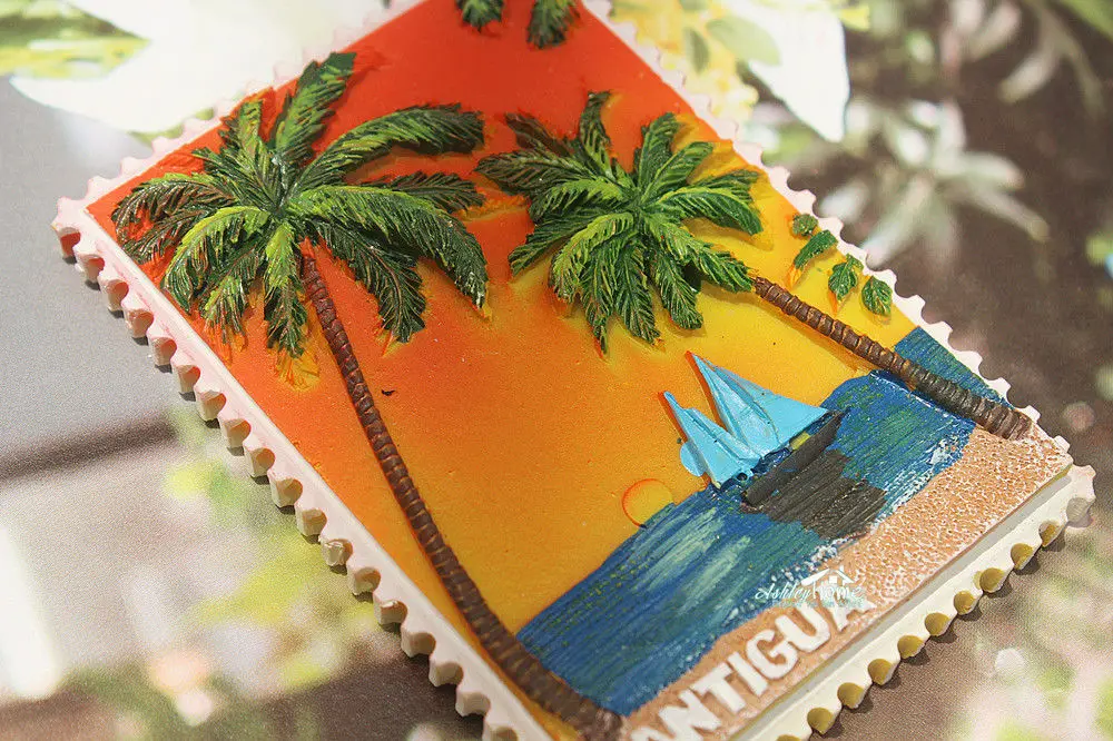 Отдых на антигуарах туристские Путешествия Сувенир 3D Смола декоративный магнит