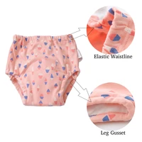 babyfriend reusable baby training panties washable newborn cloth diaper nappies waterproof potty training pants toddlers 12 pcs