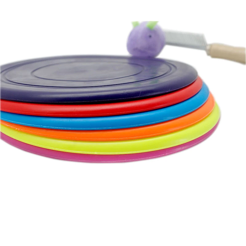 Мягкая силиконовая ПЭТ летающие диски собака игрушки блюдце устойчивы для