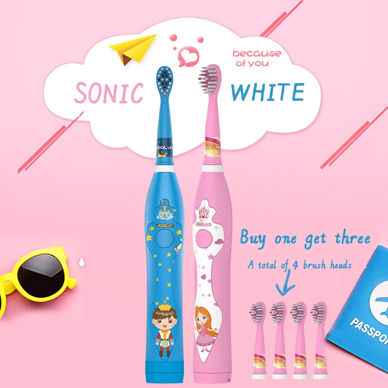 Детская зубная щетка для повторного использования Sonic Szczoteczka Soniczna Cepillo Electrico Dientes