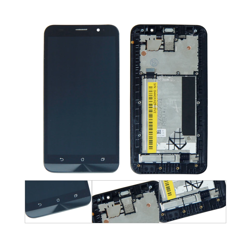 Для Asus Zenfone 2 ZE551ML Z00AD Z00ADB Z00ADA ЖК дисплей с сенсорным экраном дигитайзер в сборе
