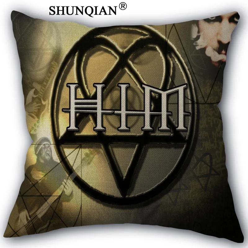 Pillows Cases Льняная хлопковая наволочка him heartagram, наволочка для подушек с индивидуальным принтом, декоративные наволочки для подушек 45x45 см, односторонняя WJY420-9 - Цвет: Pillows Cases