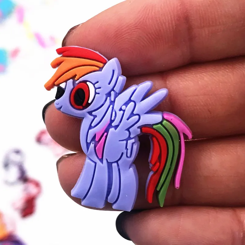 50 шт. My little Poni Horse PVC Flatback Diy аксессуары и клипсы для волос закладки центр ремесла