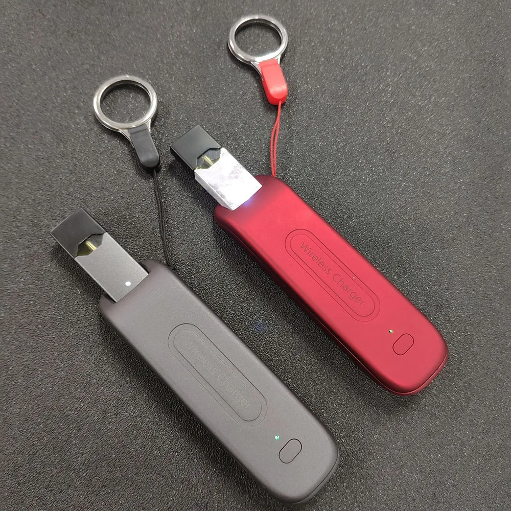 Latest battery box Wireless Charger For JUUL With lanyard Anti-lost Qi Wireless Charging Accessories