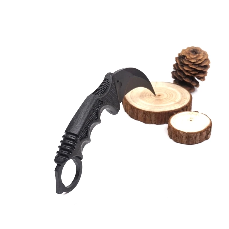 Cs go Karambit нож охотничий походный карманный нож выживания тактический открытый EDC инструменты фиксированное лезвие csgo коготь ножи