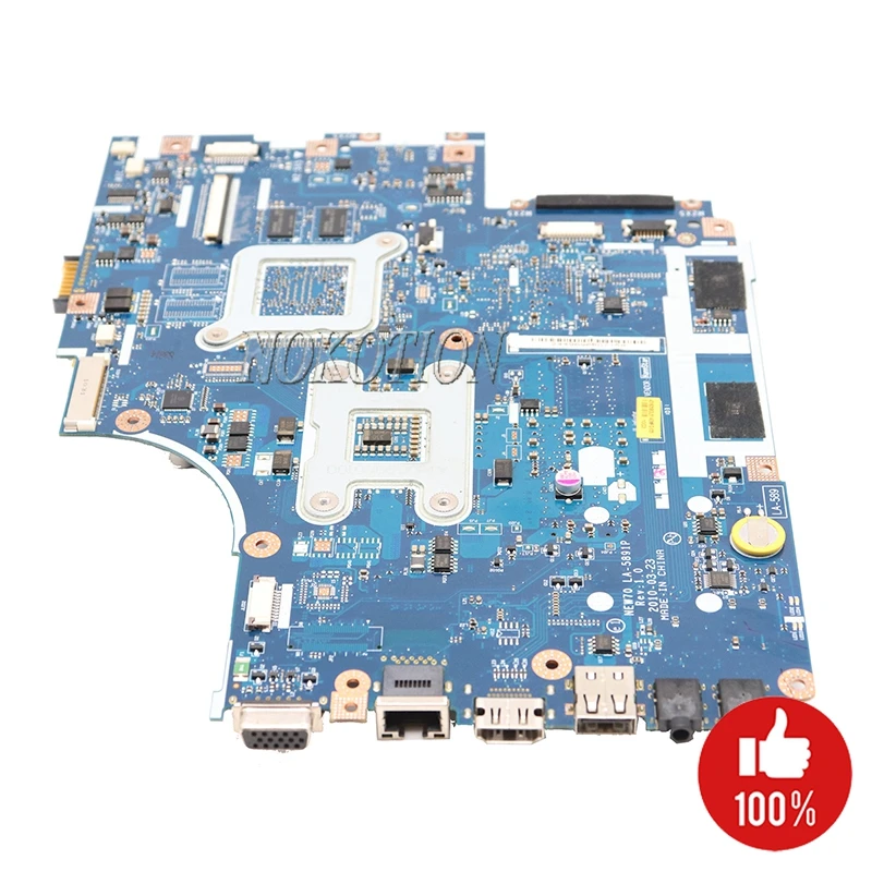 NOKOTION для acer aspire 5741g 5742g материнская плата ноутбука NEW70 LA-5891P MBPSZ02001 HM55 с видеокартой