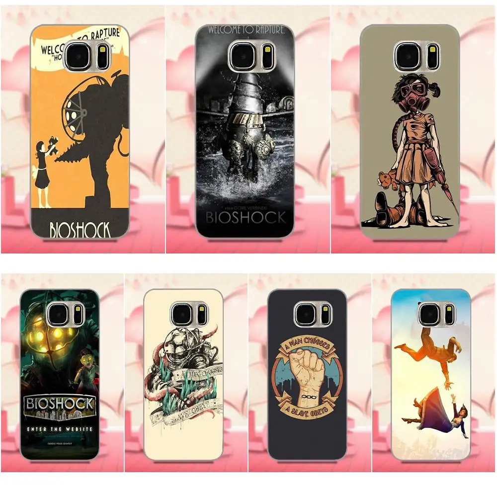 Oedmeb Bioshock мягкий чехол для телефона из ТПУ Galaxy A3 A5 A7 J1 J3 J5 J7 S5 S6 S7 S8 S9 edge Plus 2016