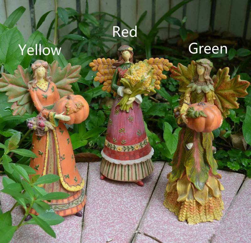 Скульптура персонажа ангел статуя Феи цветов поделки из смолы фестиваль сбора
