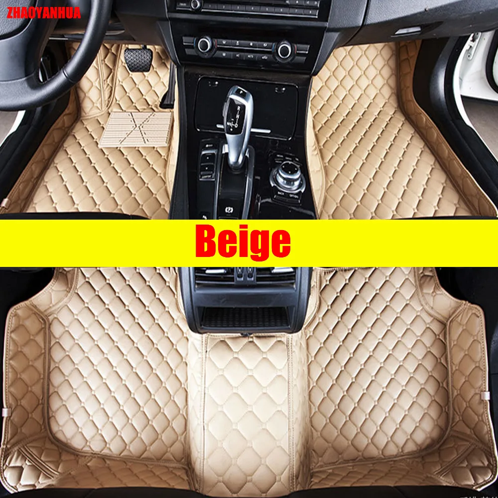 

ZHAOYANHUA Car floor mats for BMW 3/4/5/6/7 Series GT M3 X3 X4 X5 X6 Z4 6D car-styling all weather carpet floor liner