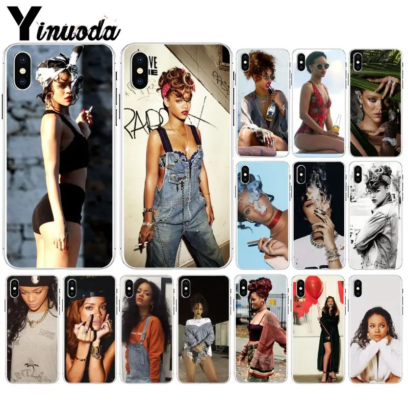 Yinuoda Rihana DIY Luxury High-end Protector Case for iPhone X XS MAX 6 6S 7 7plus 8 8Plus 5 5S XR | Мобильные телефоны и