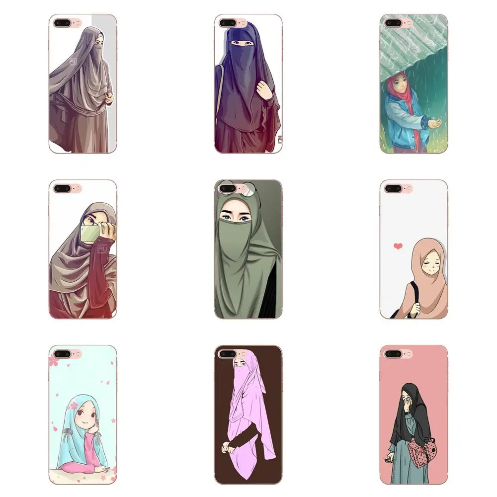 Стильный дизайн для Apple iPhone 4 4S 5 5C 5S SE 6 6S 7 8 Plus X XS Max XR восточные женщины в хиджабе