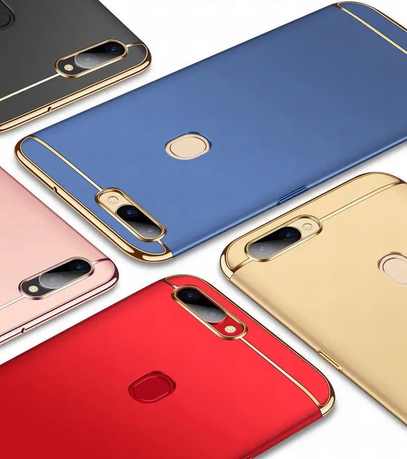 For Oppo R11 / R11S PLUS Hot Sale Shockproof Slim Plating PC Matte Back Fitted Protective Mobile Phone Case Cover |