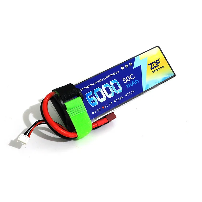 Аккумулятор ZDF RC Lipo 3S 11 1 В 6000 мАч 50C Max 100C для Traxxas AXIAL SCX10 II JEEP 1/10 Самолет Вертолет AKKU 2