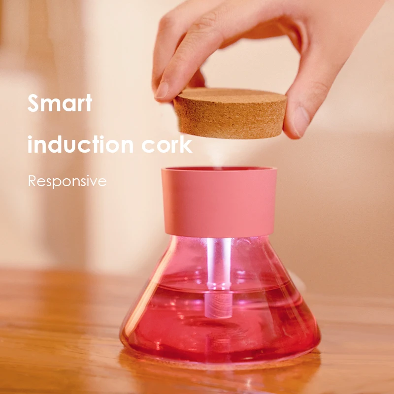 Красивый флакон для духов увлажнитель воздуха стеклянный USB мини настольный