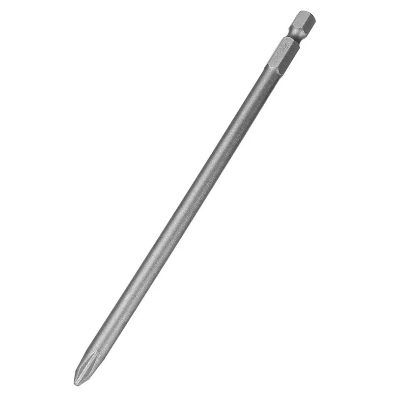 Drillpro 6 шт хвостовик 1/4 дюймов S2 легированная сталь 150 мм Длинный магнитный шестигранный для крестовых головок Набор отверток PH1 PH2 головка отвертки