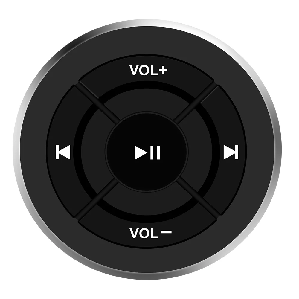 Беспроводной Bluetooth пульт дистанционного управления автомобильный руль мотоцикл велосипед руль медиа кнопка для iPhone для Samsung Android телефон