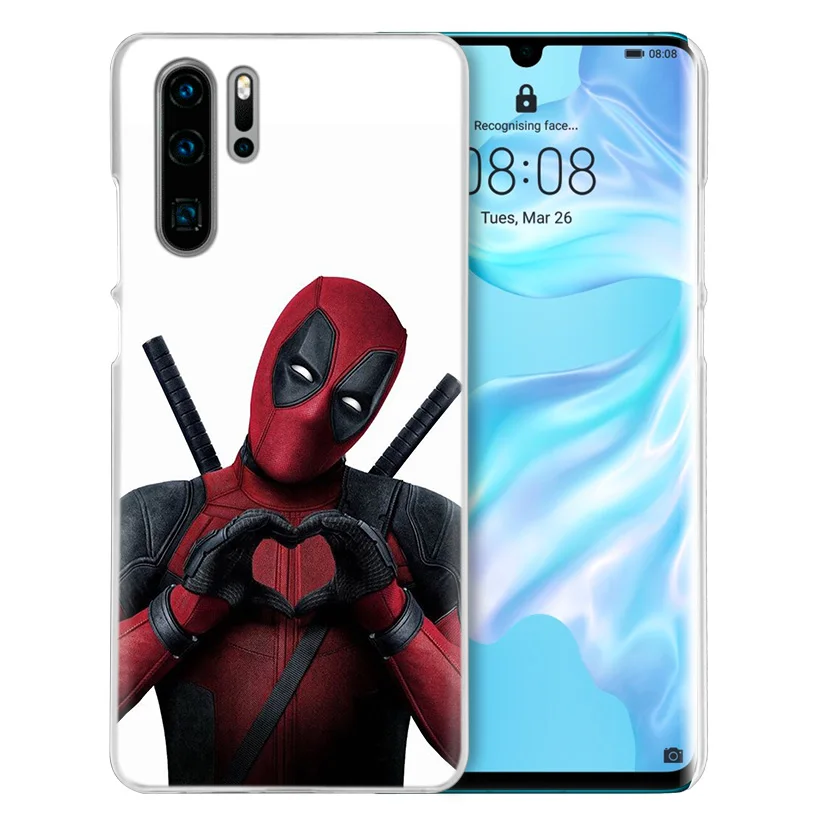 Чехол Hero Deadpool Harley Quinn для huawei P20 P30 P Smart Nova 4 3i P10 P9 P8 mate 10 20 lite Pro Mini жесткий чехол для телефона из ПК