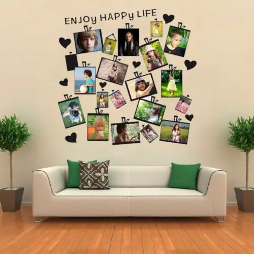 20Pcs DIY Family Photo Frame Tree Wall Sticker Home Decor Living Room Bedroom Decals Poster Decoration Wallpaper | Дом и сад