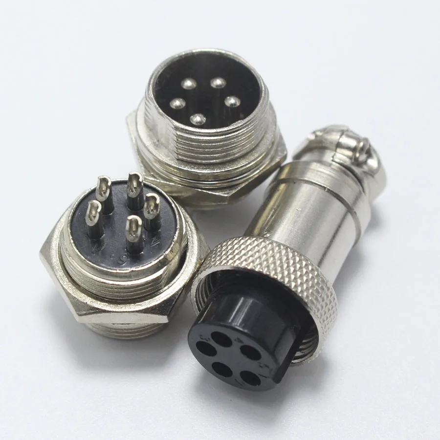 EClyxun 10 комплектов GX16 XLR 16 мм 2 3 4 5 6 7 8 9 контактный разъем для крепления на шасси