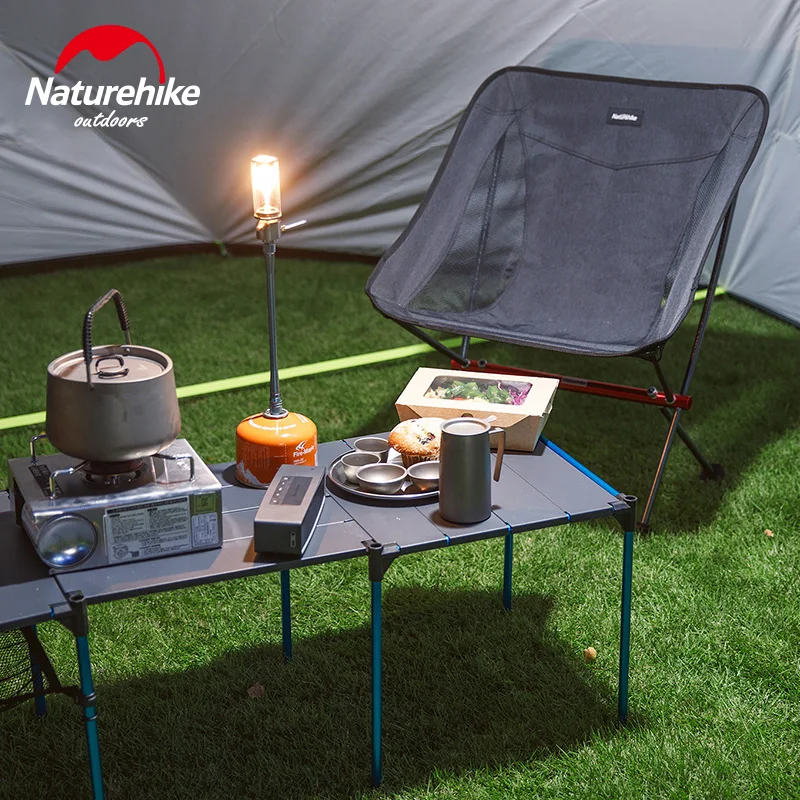 구매 Naturehike-경량 컴팩트 접이식 캠핑 배낭 의자, 통기성 편안한 휴대용 달 의자 낚시 피크닉