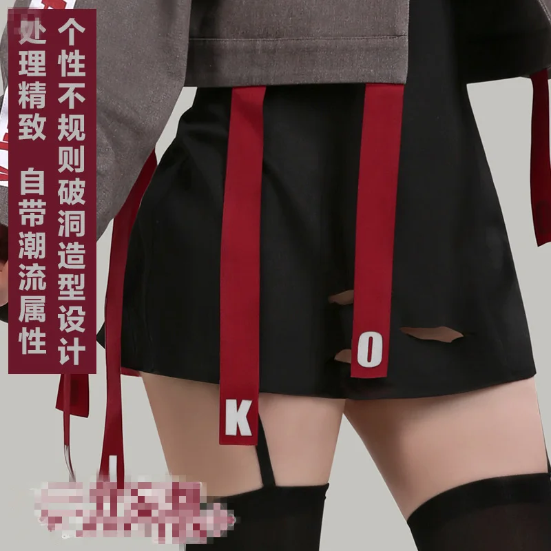Aime Косплей Boku no Hero Academy Cross my body Himiko Toga Косплей бамбуковый веер искусство Модный повседневный комплект пальто платье год