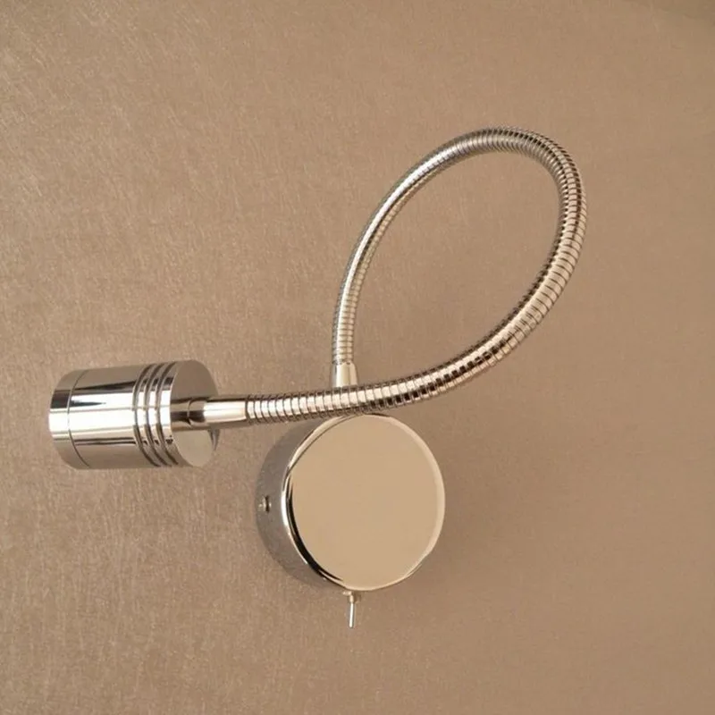 Topoch LED RV интерьерные огни 3 Вт 200LM Фокусирующая линза Адаптивная гусиная шея DC12V 24V