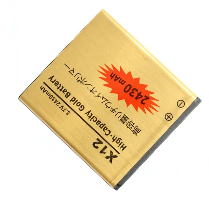 Ciszean 1x2430mAh BA750 3.7VDC Золотая сменная литий-ионная батарея для Arc s X12 LT15i LT15a LT18i + код