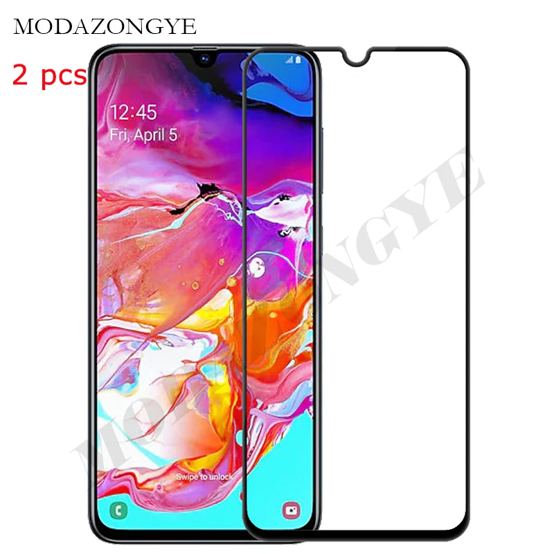 Закаленное стекло для Samsung A70 протектор экрана Galaxy A705 SM A705F A705F|Защитные стёкла и