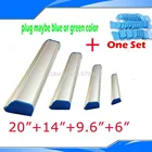 Эмульсионный ковш для нанесения покрытия для трафаретной печатной машины, четыре штуки (6 дюймов + 9,6 дюйма + 14 дюймов + 20 дюймов)