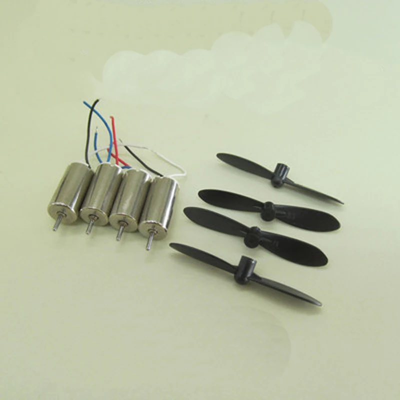 3 7 V Coreless 6*12 мм 612 двигатель + Пропеллер DIY набор для Cheerson CX-10 CX-10A CX-10W мини