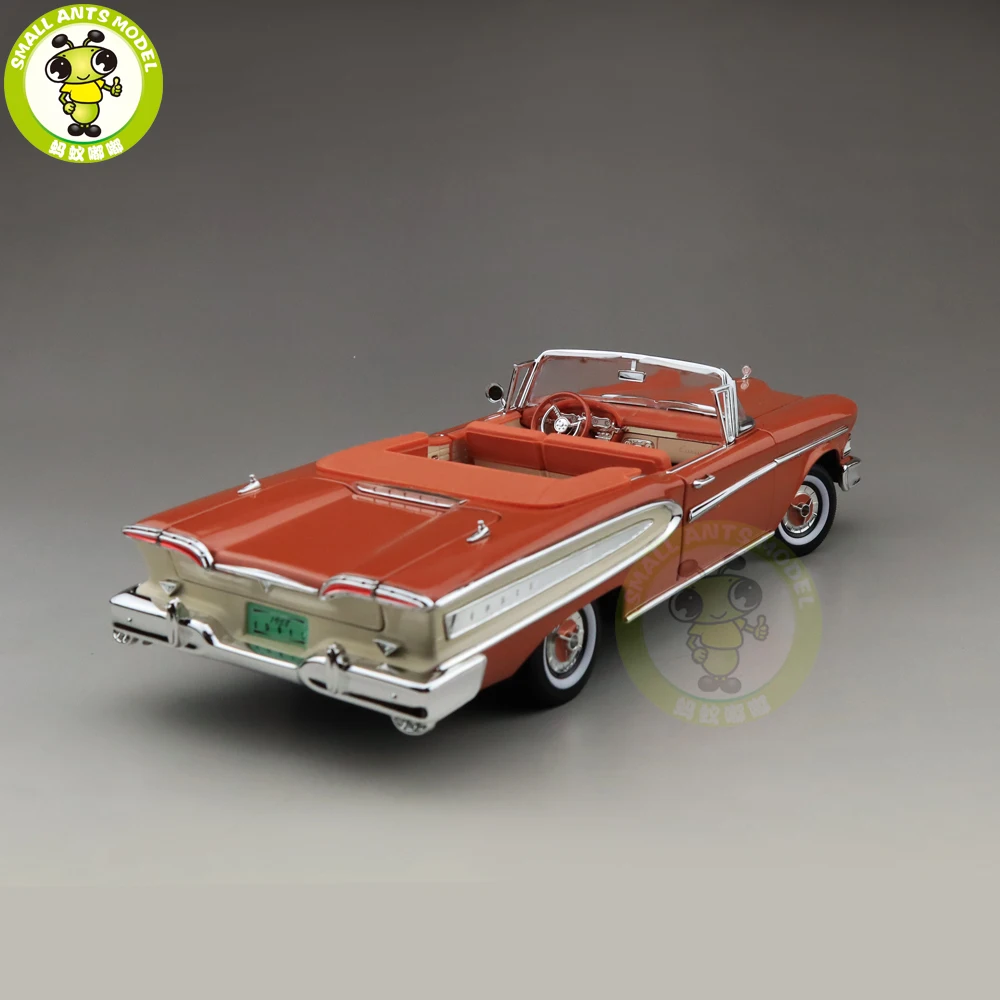1/18 1958 Ford EDSEL цитирование дорога Подпись литая модель автомобиля игрушки для мальчиков и девочек подарок