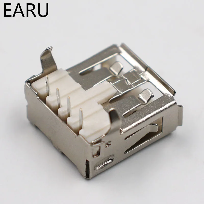 10 шт. разъёмы USB 2 0 4 контакта тип А гнездо|Соединители| |