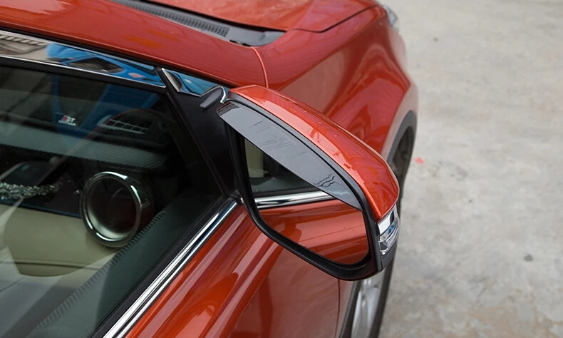 Автомобильный дефлектор для зеркала заднего вида с дождевиком Toyota RAV4 2014 2016 2